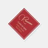 Klassiek ontwerp Class Reunion Servet (Hoek)