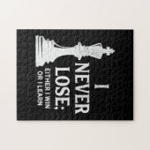 Klassiek ontwerp, ik verlies nooit. Ik woon ofwel Legpuzzel (Horizontaal)