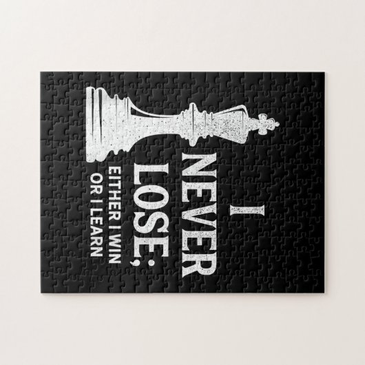 Klassiek ontwerp, ik verlies nooit. Ik woon ofwel Legpuzzel (Horizontaal)