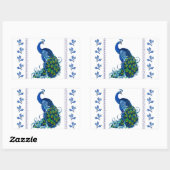 Klassiek ontwerp rechthoekige sticker (Vel)