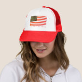 Klassiek ontwerp van de Amerikaanse vlag Trucker Pet (In situ)