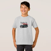 Klassiek ontwerp van de auto - Kinderen in T-shirt (Voorkant volledig)