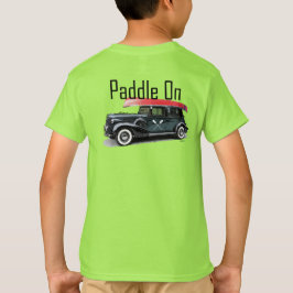 Klassiek ontwerp van de auto - Kinderen in T-shirt