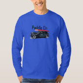 Klassiek ontwerp van de auto met peddel - Lange ba T-shirt (Voorkant)