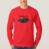 Klassiek ontwerp van de auto met peddel - Lange ba T-shirt (Voorkant)