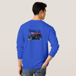 Klassiek ontwerp van de auto met peddel - Lange ba T-shirt