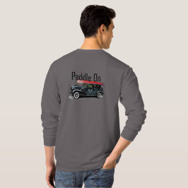 Klassiek ontwerp van de auto met peddel - Lange ba T-shirt