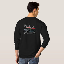 Klassiek ontwerp van de auto met peddel - Lange ba T-shirt