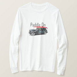 Klassiek ontwerp van de auto met peddel - Lange ba T-shirt