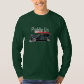 Klassiek ontwerp van de auto met peddel - Lange ba T-shirt (Voorkant)