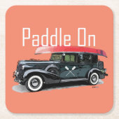 Klassiek ontwerp van de auto - Onderzetter met vie (Voorkant)