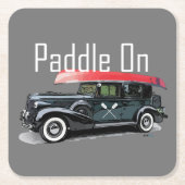 Klassiek ontwerp van de auto - Onderzetter met vie (Voorkant)