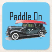 Klassiek ontwerp van de auto - Onderzetter met vie (Voorkant)