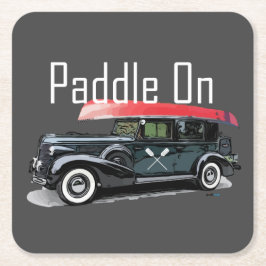 Klassiek ontwerp van de auto - Onderzetter met vie