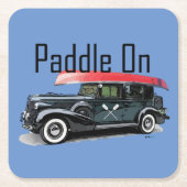 Klassiek ontwerp van de auto - Onderzetter met vie (Voorkant)