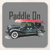 Klassiek ontwerp van de auto - Onderzetter met vie (Voorkant)