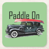 Klassiek ontwerp van de auto - Onderzetter met vie (Voorkant)