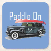 Klassiek ontwerp van de auto - Onderzetter met vie (Voorkant)