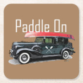 Klassiek ontwerp van de auto - Onderzetter met vie (Voorkant)