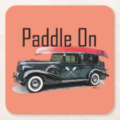 Klassiek ontwerp van de auto - Onderzetter met vie (Voorkant)