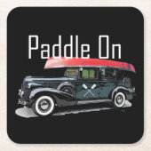 Klassiek ontwerp van de auto - Onderzetter met vie (Voorkant)