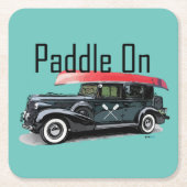 Klassiek ontwerp van de auto - Onderzetter met vie (Voorkant)