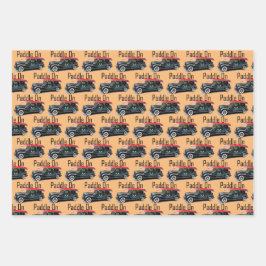 Klassiek ontwerp van de auto - Papier met onmiddel Inpakpapier Vel