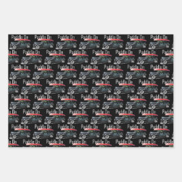 Klassiek ontwerp van de auto - Papier met onmiddel Inpakpapier Vel