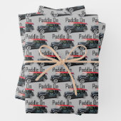 Klassiek ontwerp van de auto - Papier met onmiddel Inpakpapier Vel (In situ)