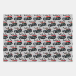 Klassiek ontwerp van de auto - Papier met onmiddel Inpakpapier Vel