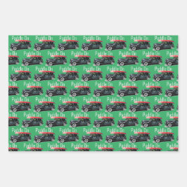 Klassiek ontwerp van de auto - Papier met onmiddel Inpakpapier Vel