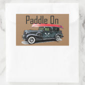 Klassiek ontwerp van de auto - Stickers van de rec (Tas)