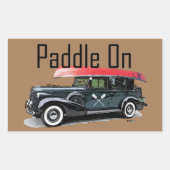 Klassiek ontwerp van de auto - Stickers van de rec (Voorkant)