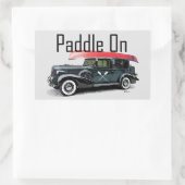 Klassiek ontwerp van de auto - Stickers van de rec (Tas)
