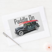 Klassiek ontwerp van de auto - Stickers van de rec (Envelop)
