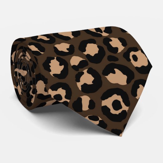 Klassiek ontwerp van de Leopard-reeks 10 Stropdas (Opgerold)