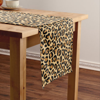 Klassiek ontwerp van de leopard-reeks 6 korte tafelloper