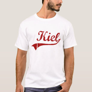 Klassiek ontwerp van Kiel Wisconsin T-shirt