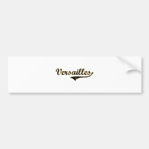 Klassiek ontwerp van Versailles Missouri Bumpersticker