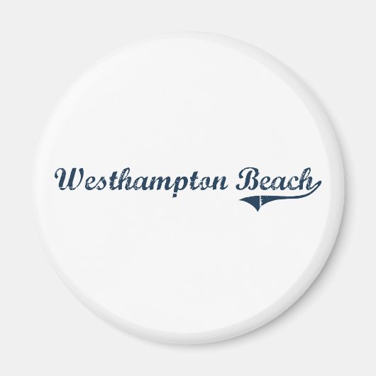 Klassiek ontwerp van Westhampton Beach New York Magneet (Voorkant)
