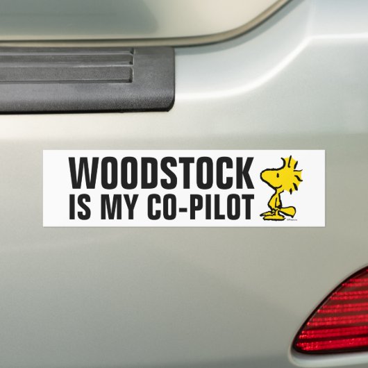 Klassiek ontwerp van Woodstock Bumpersticker (Op auto)