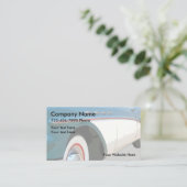 Klassiek ontwerp voor auto's visitekaartje (Staand voorkant)