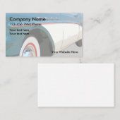 Klassiek ontwerp voor auto's visitekaartje (Voorkant / Achterkant)