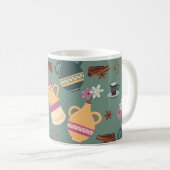 Klassiek ontwerp voor koffiemok (Voorkant rechts)