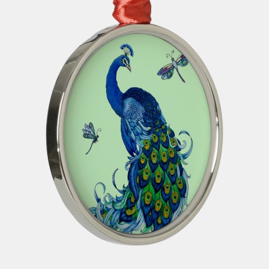 Klassiek ontwerp voor pacock en dragonfly metalen ornament (Rechts)