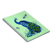 Klassiek ontwerp voor pacock en dragonfly notitieboek (Rechterzijde)