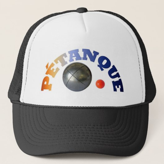 Klassiek ontwerp voor Petanque Trucker Pet (Voorkant)