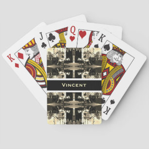 Klassiek Oostenrijk Wenen Dreimaderlhaus Fiaker Pokerkaarten