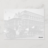 Klassiek Oostenrijk Wenen Fiaker Staatsoper opera Briefkaart (Achterkant)