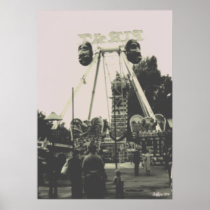 Klassiek Oostenrijk Wenen Prater pretpark Poster
